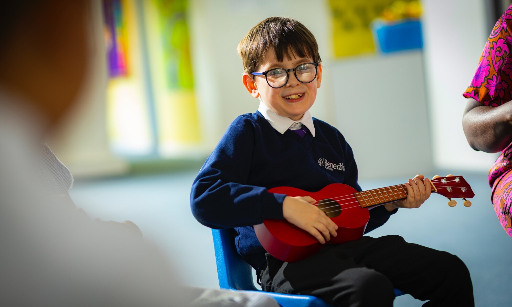 Benedict Academy Image of Pupil playing an Instrument 6